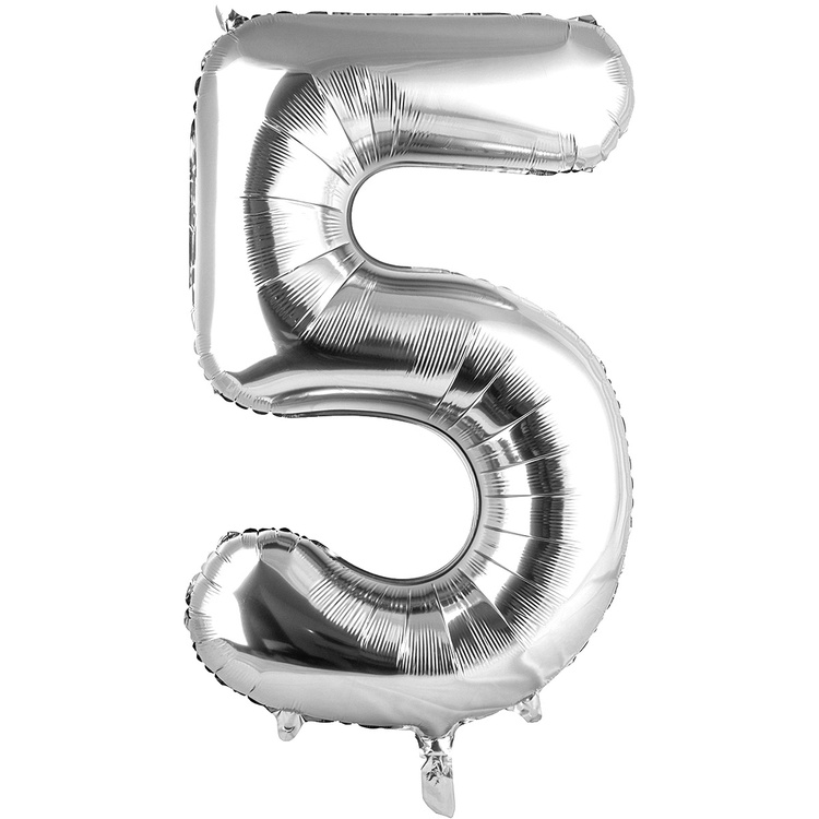 Цифра 5 Silver
