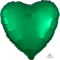 Сердце металлик Green