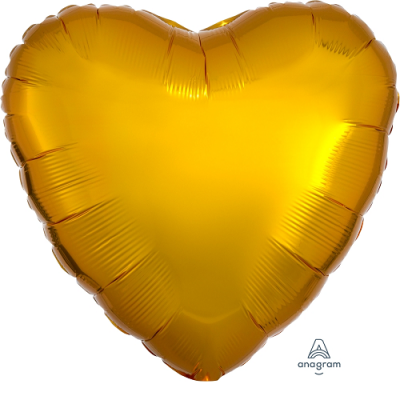 Сердце металлик Gold
