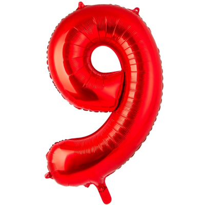 Цифра 9 Red