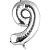Цифра 9 Silver