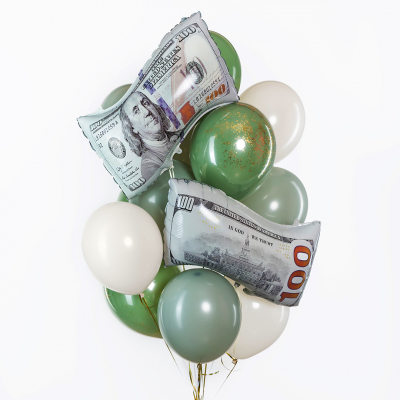 Шар купюра 100 долларов