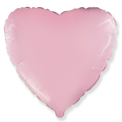 Сердце 70см пастель Pink