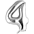 Цифра 4 Silver
