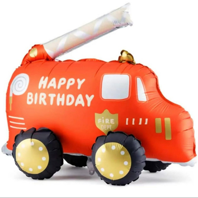 Машина пожарная Happy Birthday