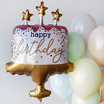 HAPPY BIRTHDAY Торт конфетти