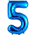 Цифра 5 Blue 