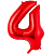 Цифра 4 Red