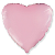Сердце 70см пастель Pink